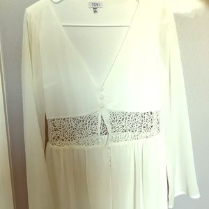 Tobi brand white dress.